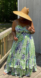 Front tie Maxi Sundress